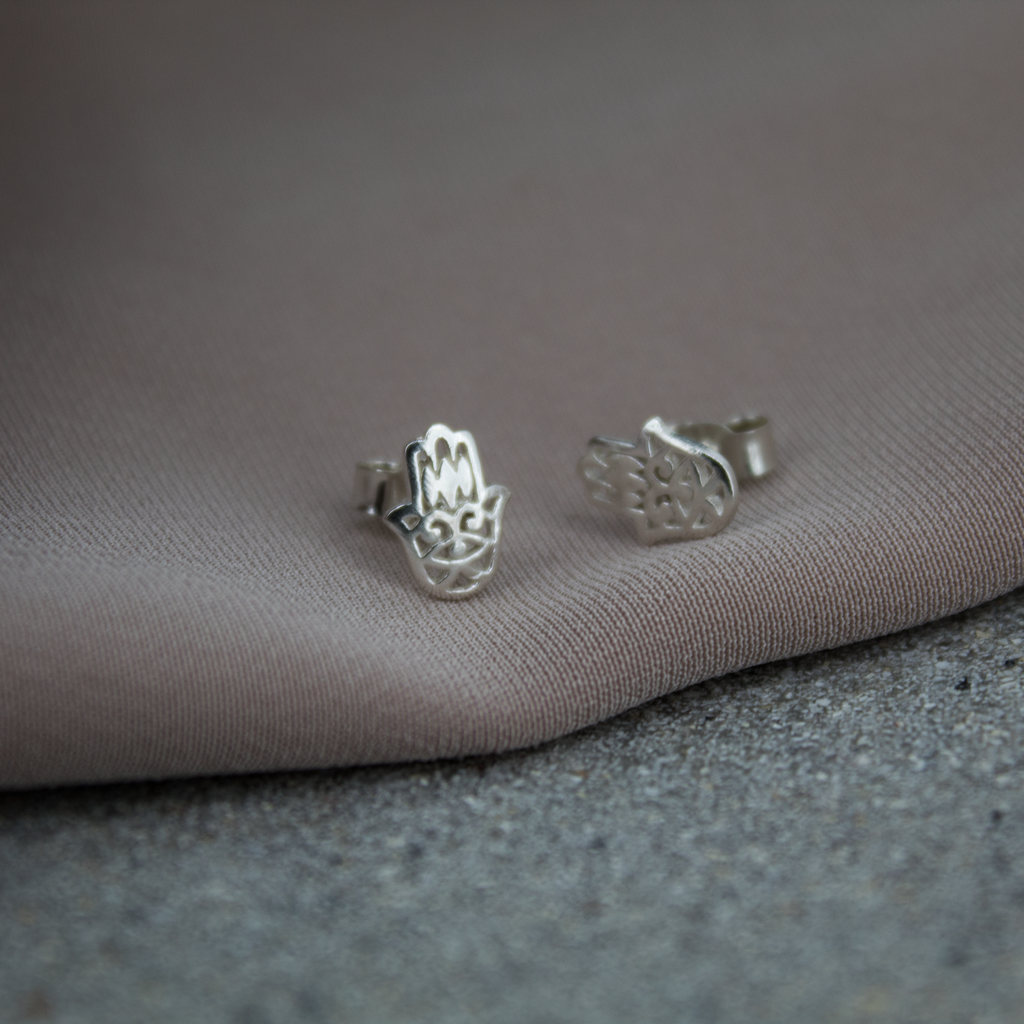 Hand Of Fatima Studs