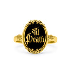 Gold bis zum Tod Ring