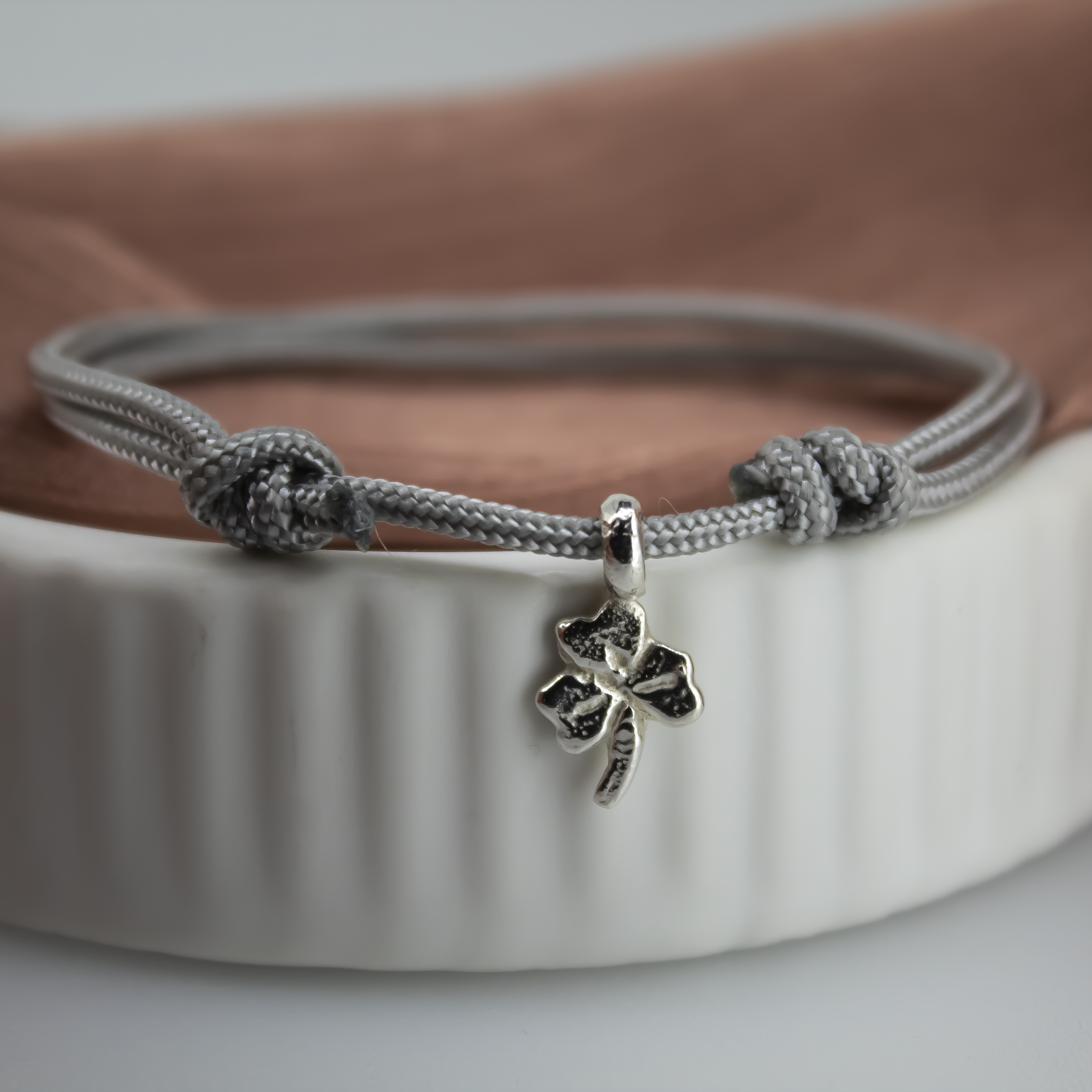 Lucky Clover Rope Bracelet