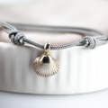 Shell Charm Rope Bracelet
