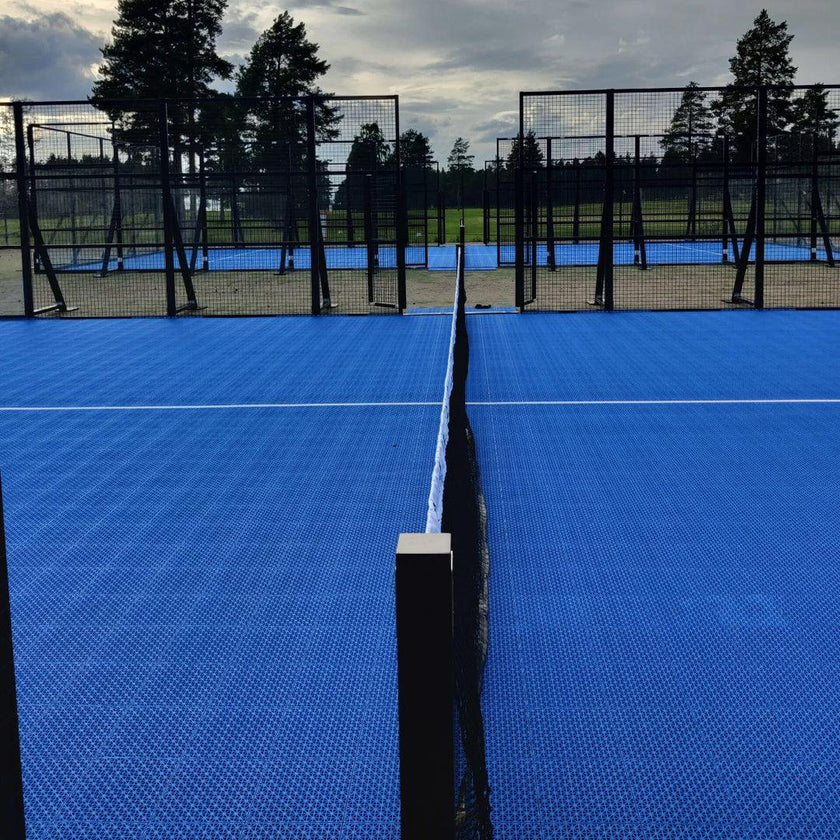 Pickleball Court System with Court Markings