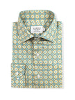 Men’s Geometric Pattern Slim Fit Cotton Shirt