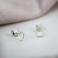 Mini Open Heart Studs