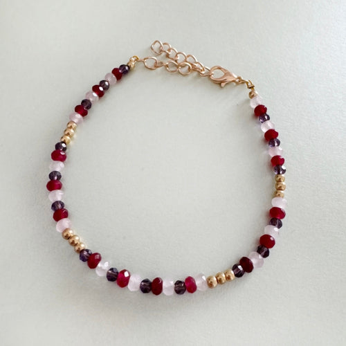 Chaya Amethyst Beaded Bracelet