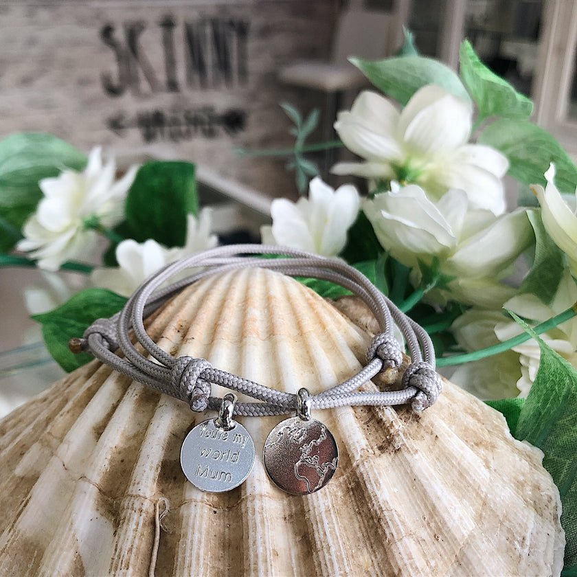 You're my world rope bracelet