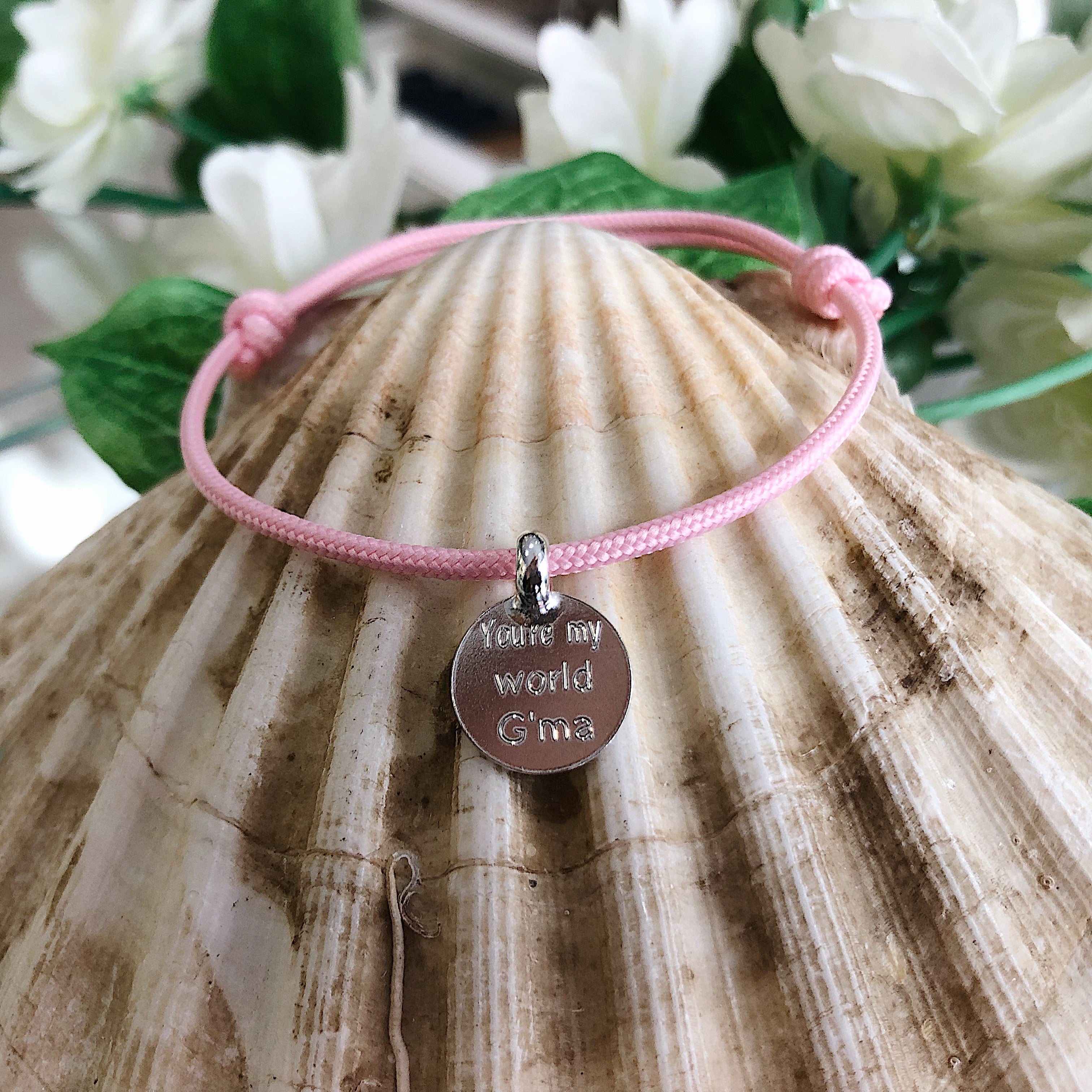 You're my world rope bracelet