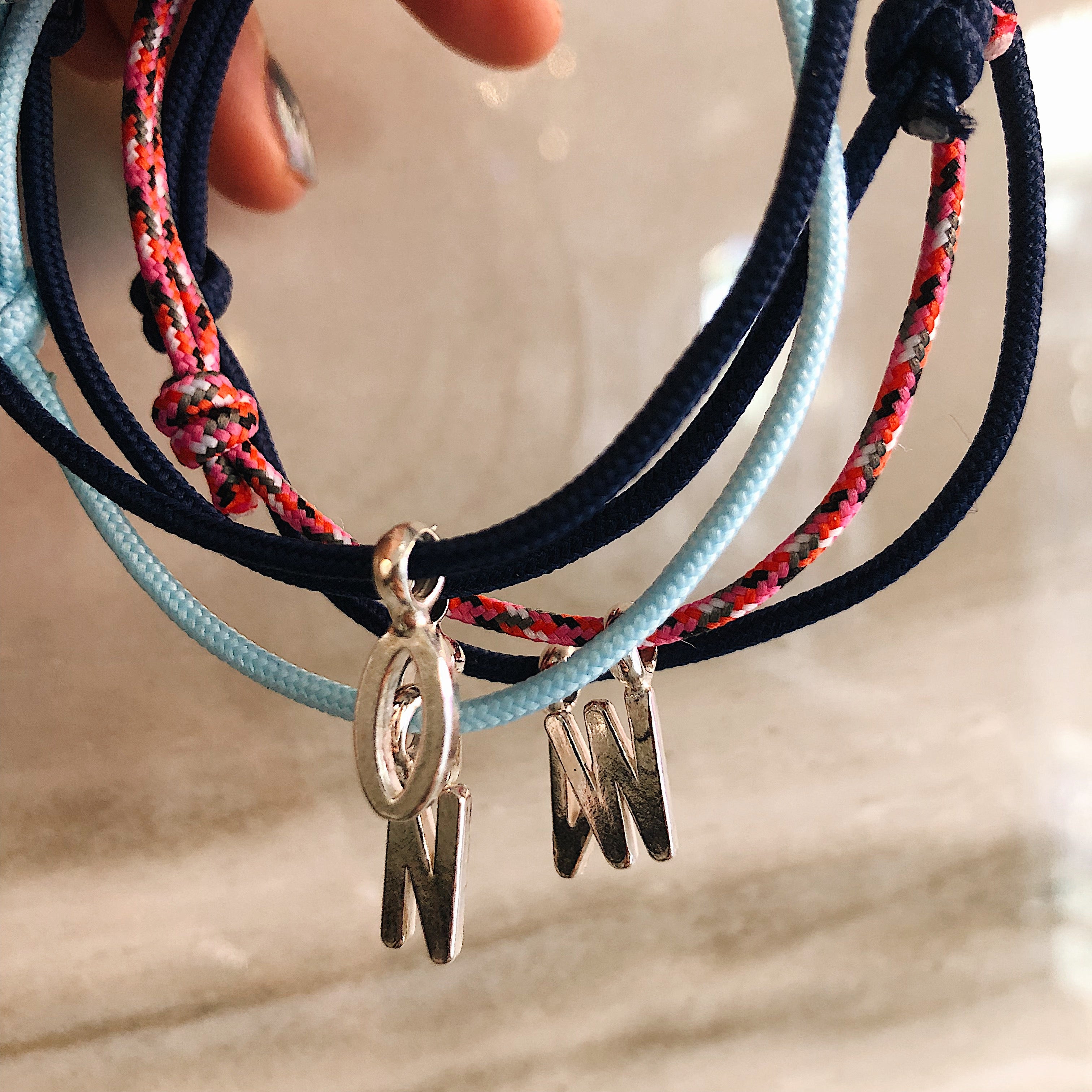 Alphabet Rope Bracelet