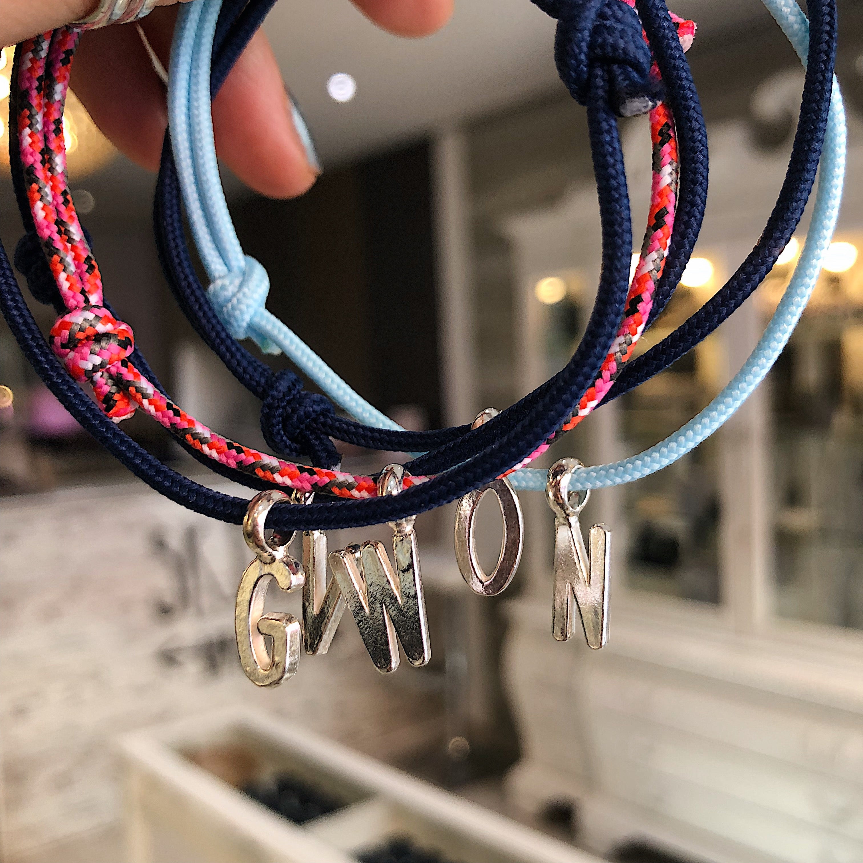 Alphabet Rope Bracelet
