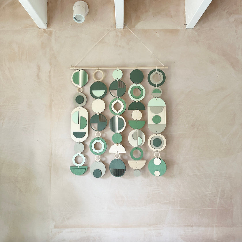 Green Wall Art - Home Decor - Modern Wall Art  - Large Centre Piece Art - Wall Tapestry
