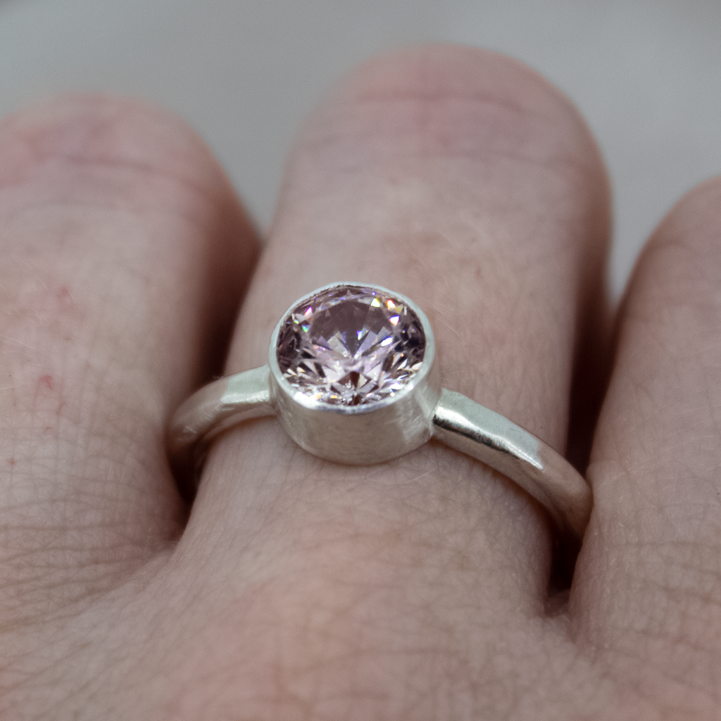 Pink Topaz Treasured Ring