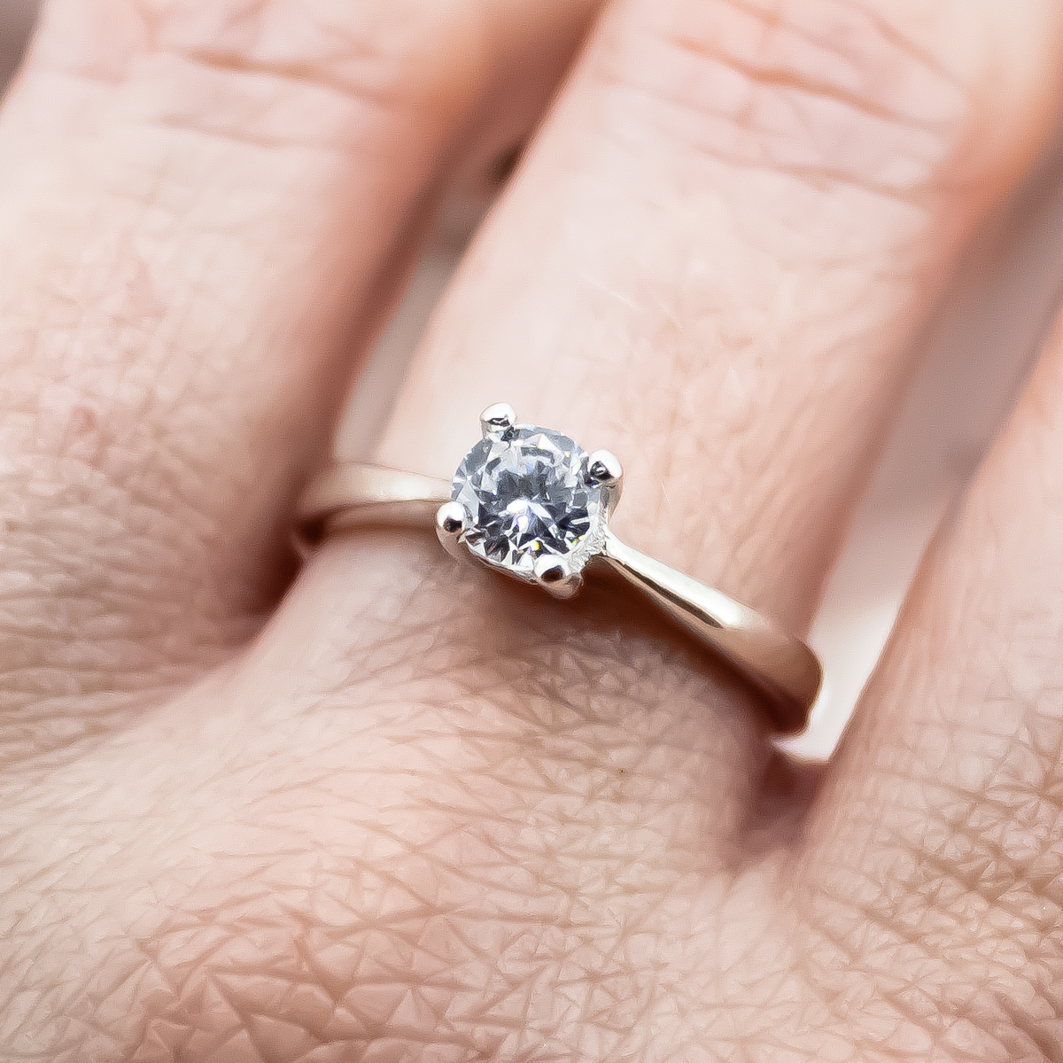Solitaire Treasured Claw Ring