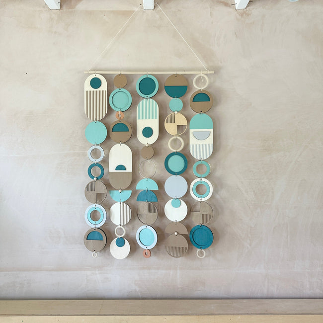 Blue Costal Wall Art - Home Decor - Large Centre Piece Art - Wall Tapestry - Large Tapestry - Blue Art