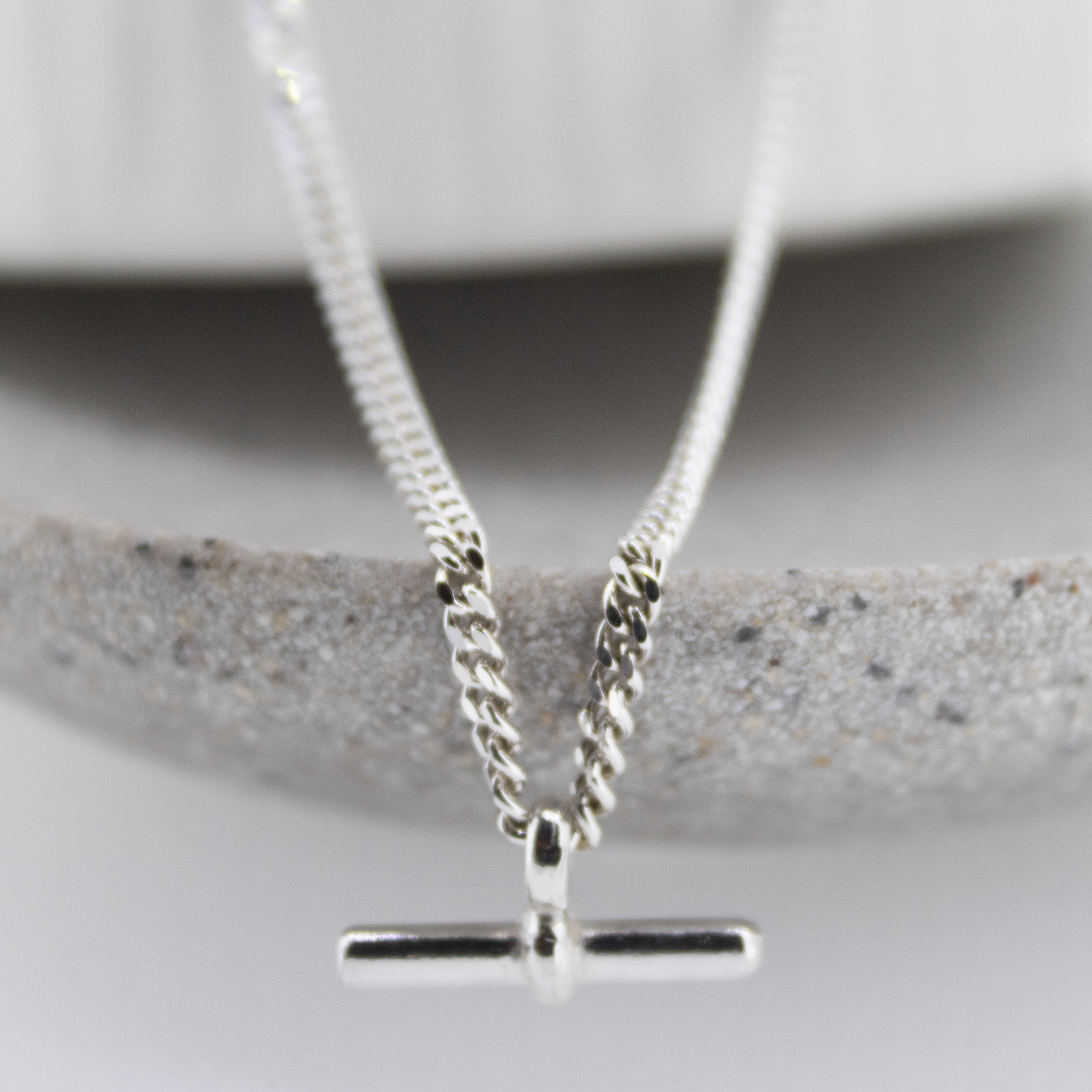 The T-Bar Curb Necklace