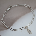 Leaf Trace Chain Bracelet