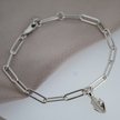 Pulsera de cadena con hojas