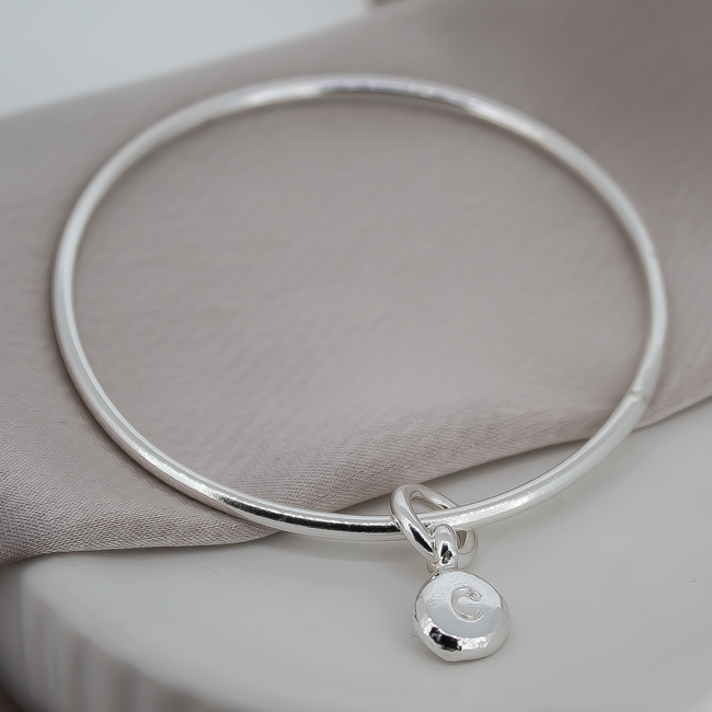 Pebble Charm Bangle