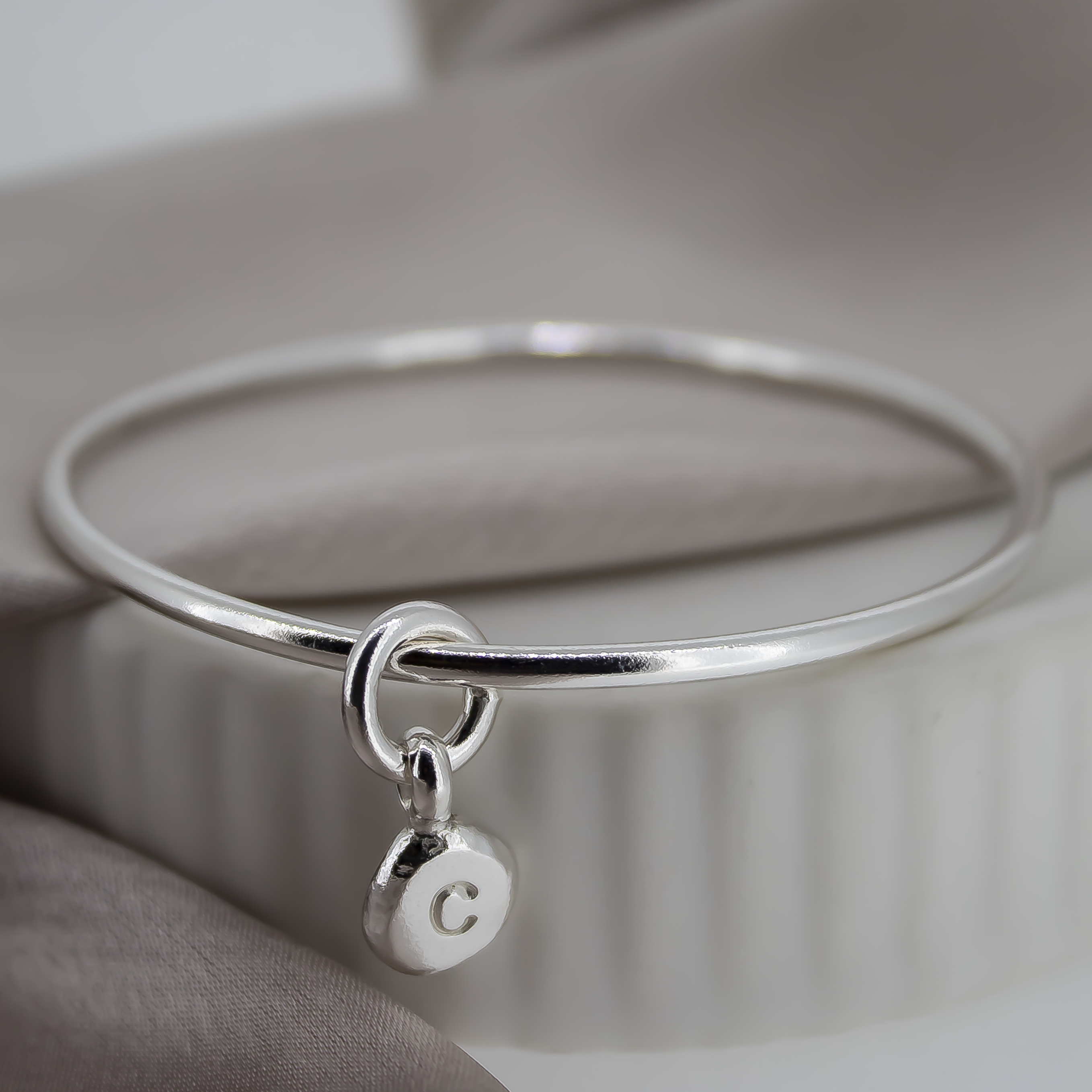 Pebble Charm Bangle