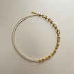Aurielle Luxe vergoldete Diamantkette (18 Karat)