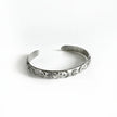 Helia Luxe Silver Tone Celestial Bangle