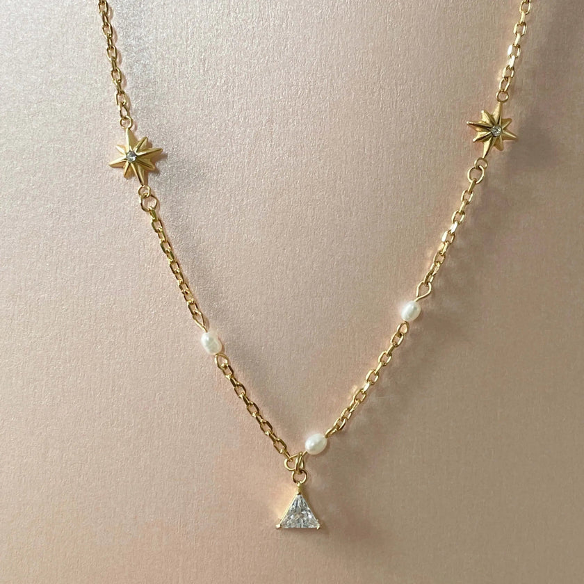 Taliah Luxe 18k Gold Plated Necklace