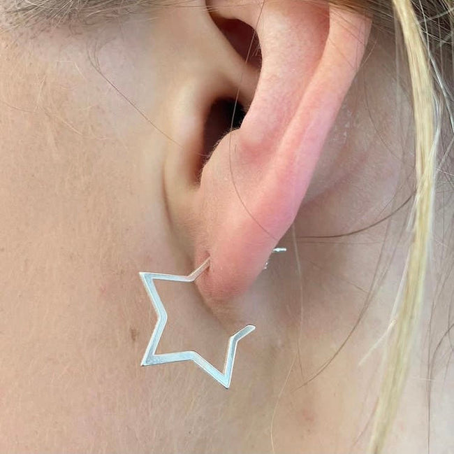 Open Star Hoops