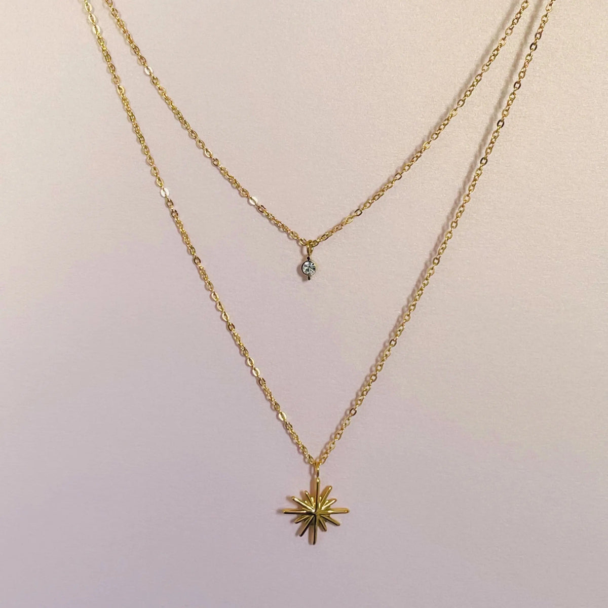 Angelique Luxe 18 Karat vergoldete Halskette