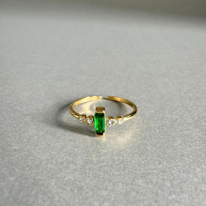 Clarissa Luxe 18 Karat vergoldeter Schmuckring