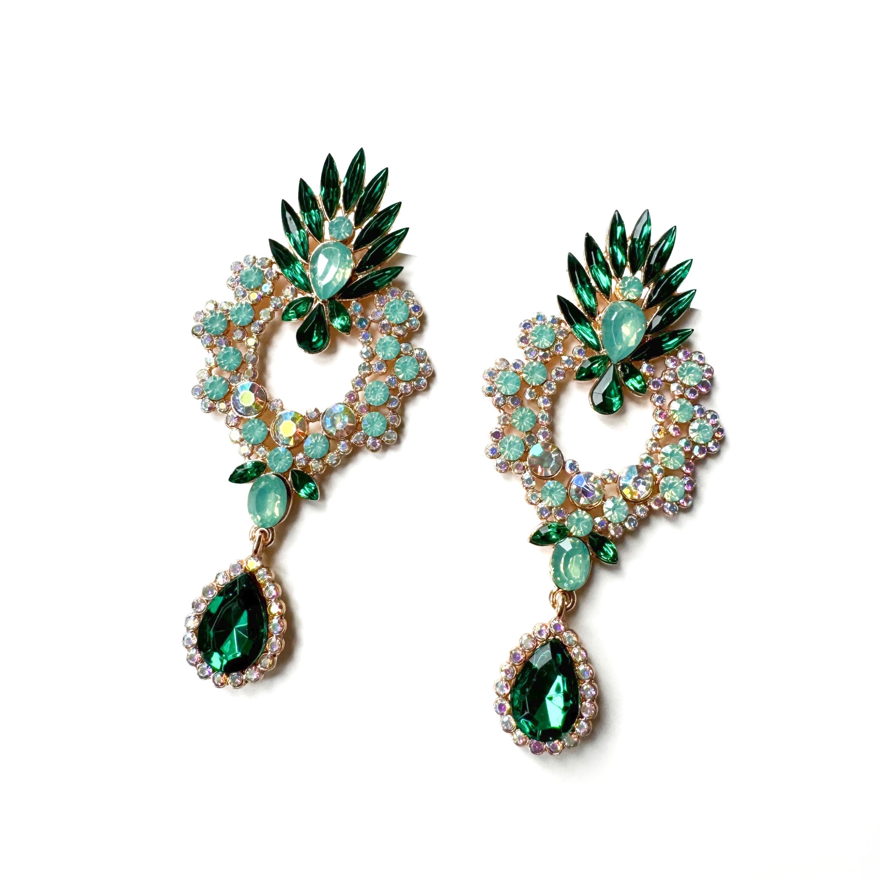 Pendientes de Joya Clara Green Statement