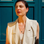 Moirai Twisted Loop Earrings Labradorite