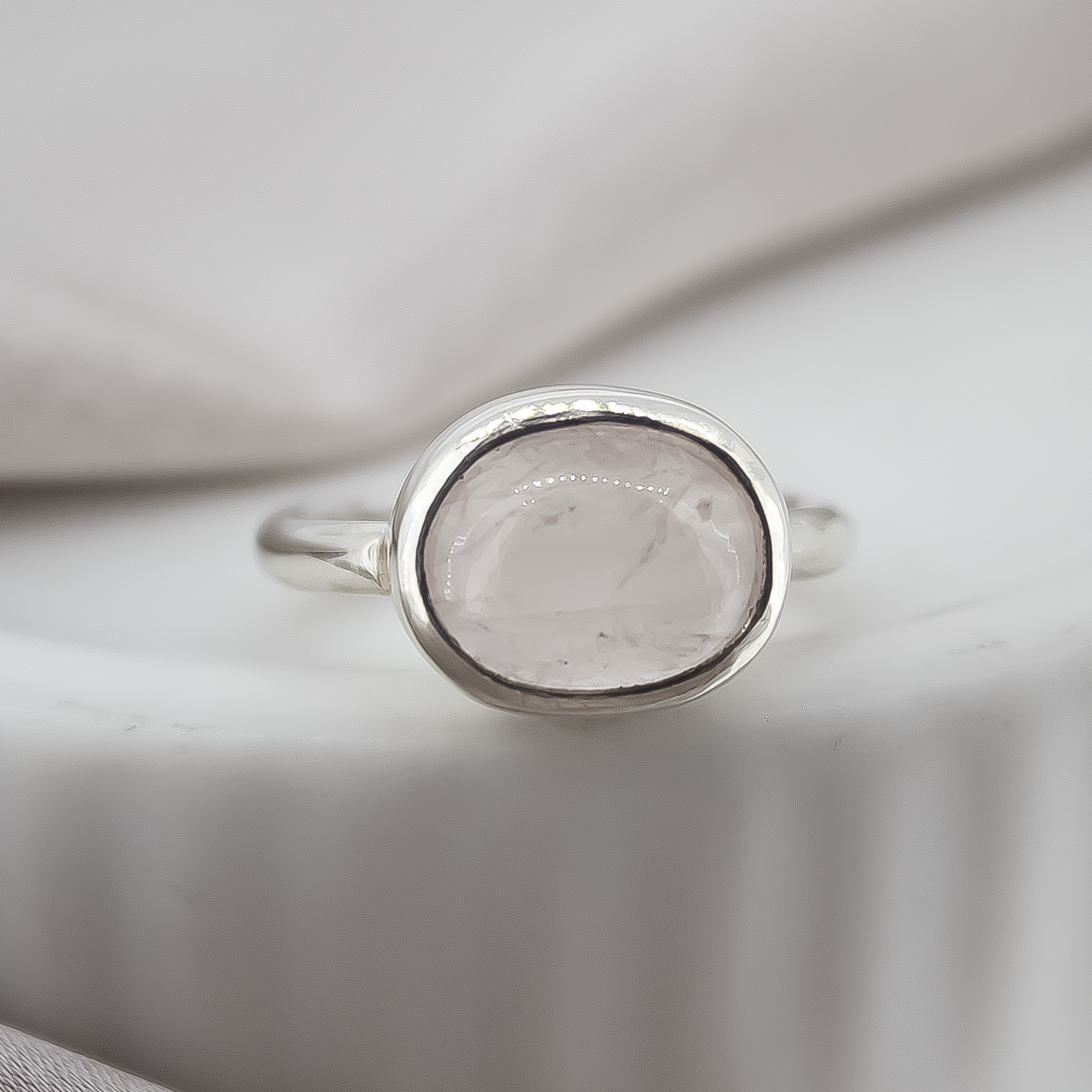 Rose Quartz Treasured Ring
