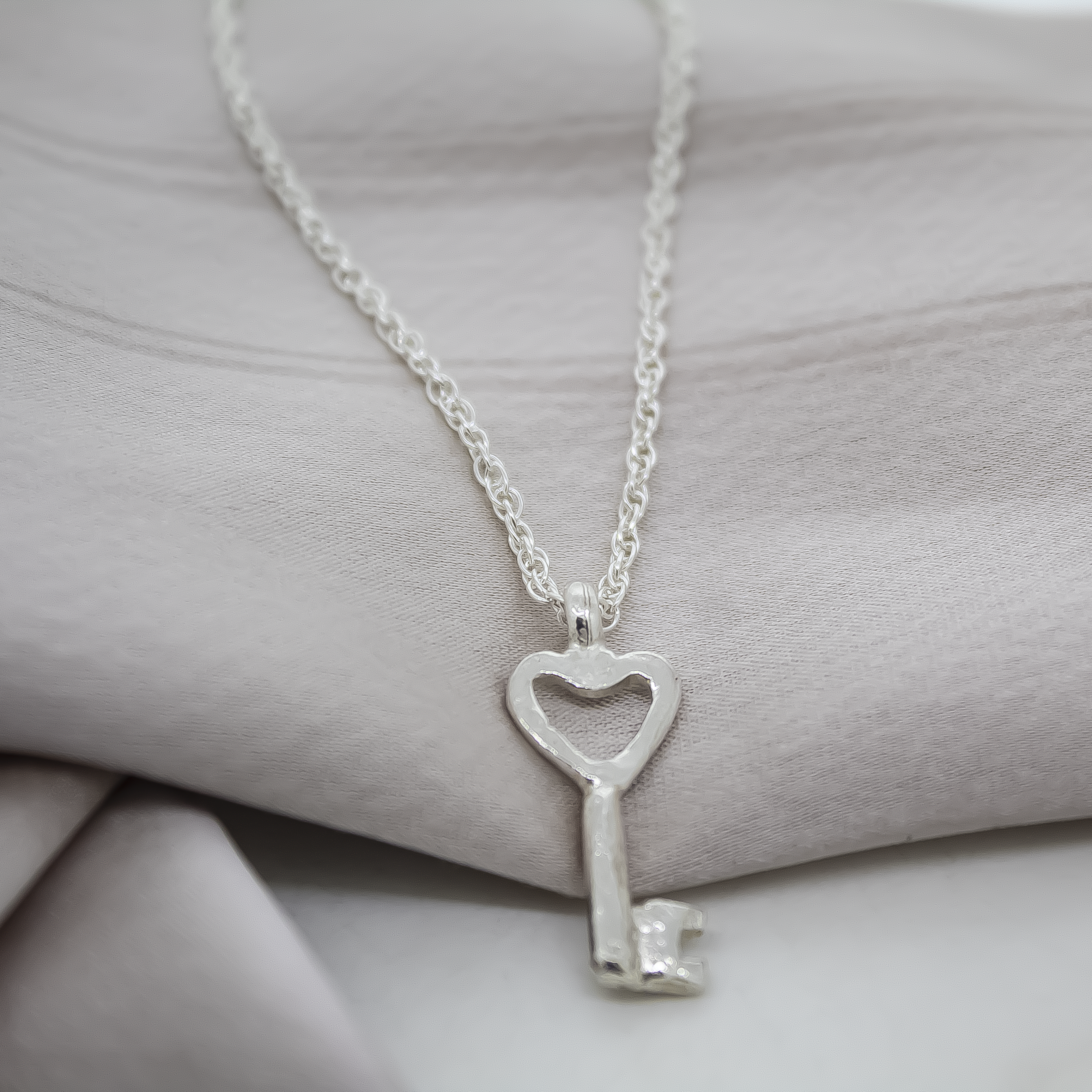 Key to my Heart Rope Chain Necklace