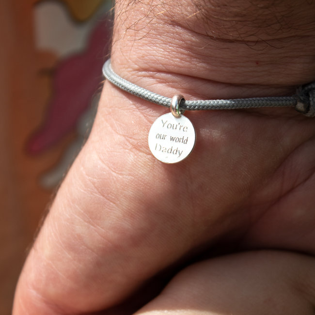 You're my world rope bracelet