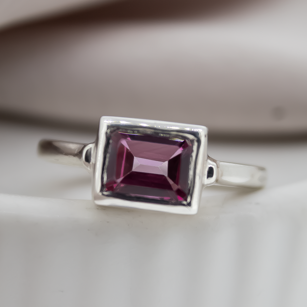 Pink Topaz Empress Ring