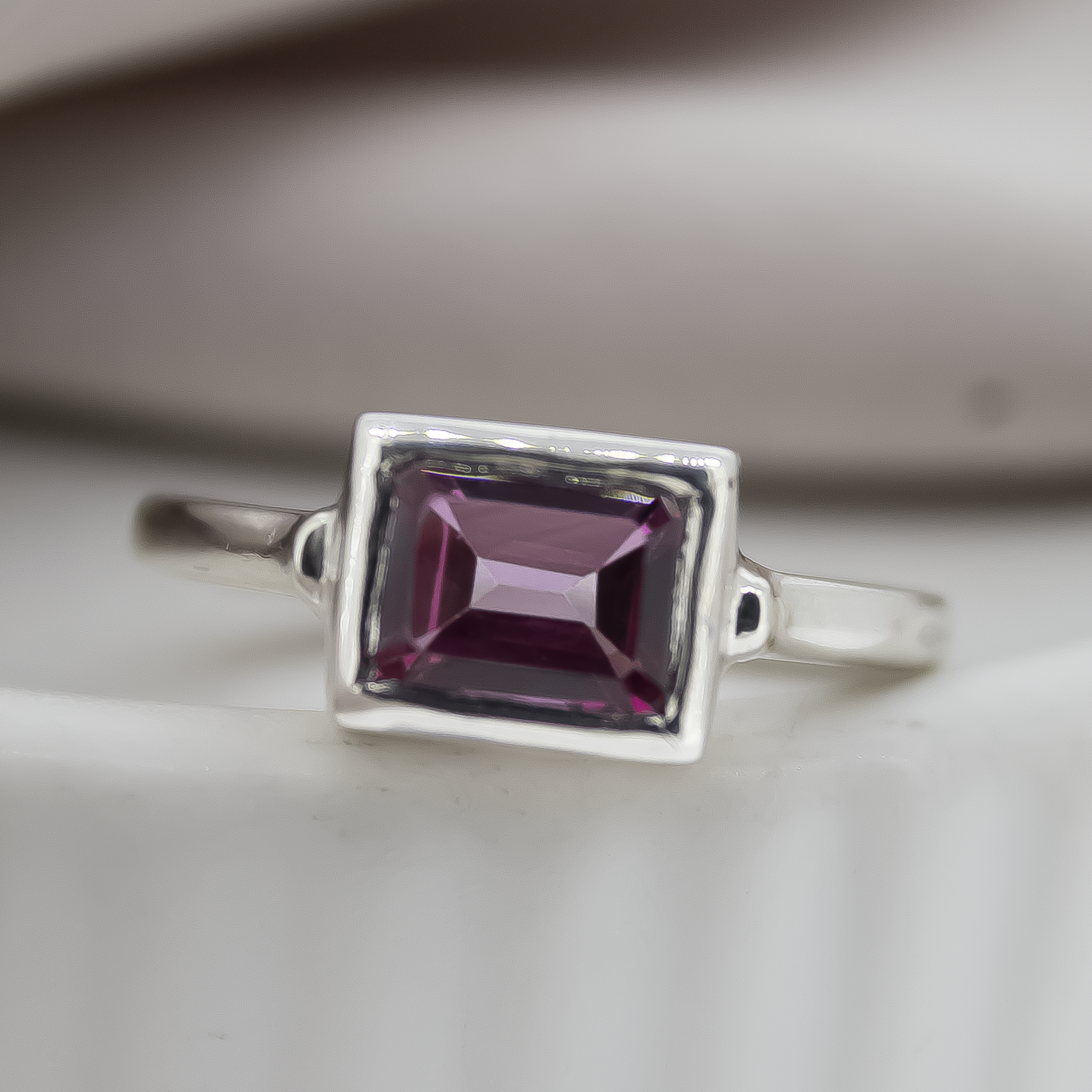 Pink Topaz Empress Ring