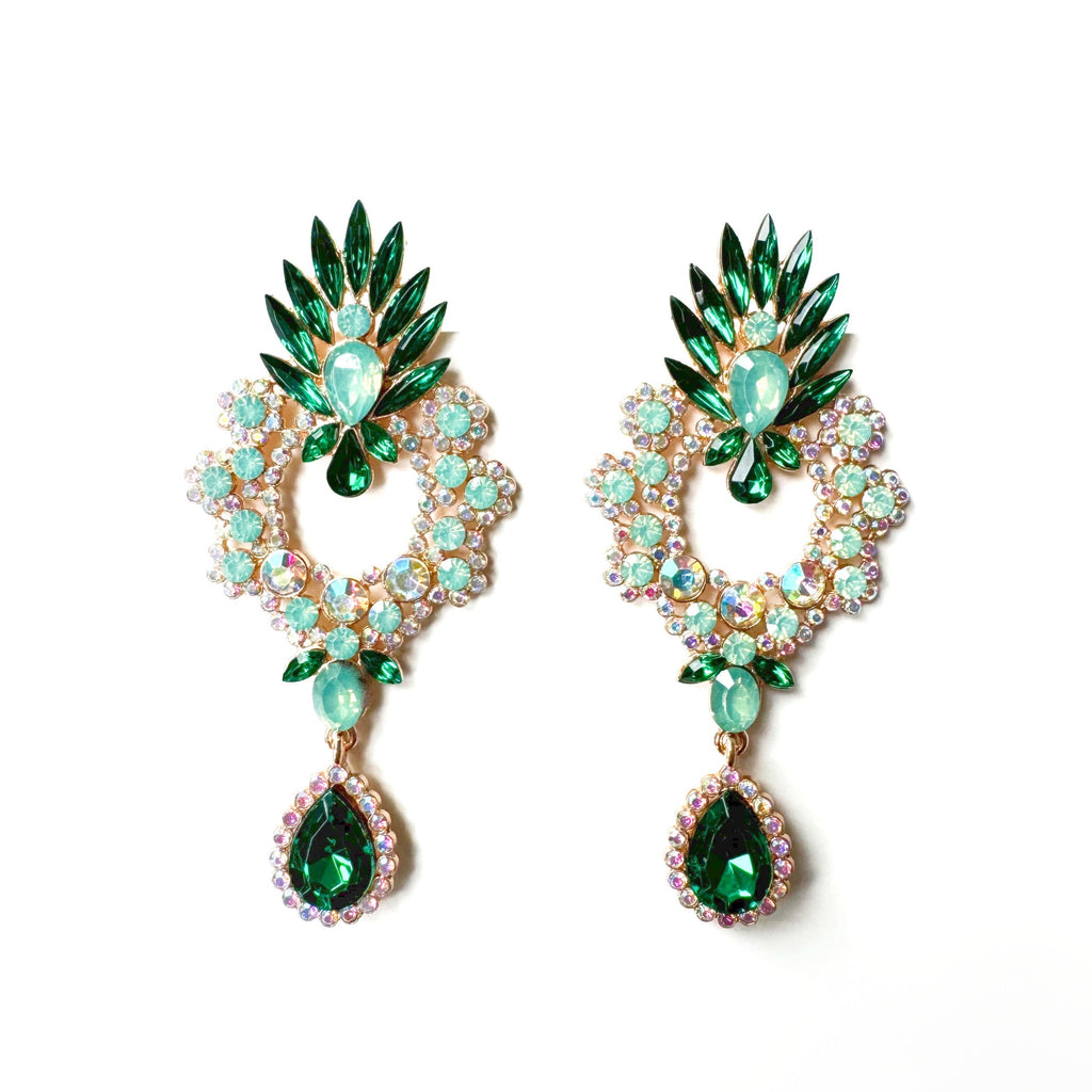 Pendientes de Joya Clara Green Statement