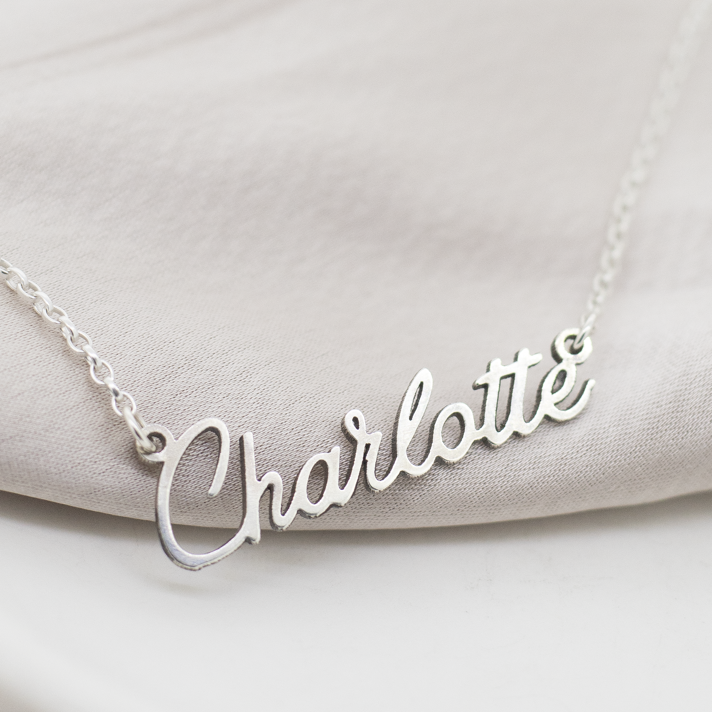 Silver Name Necklace