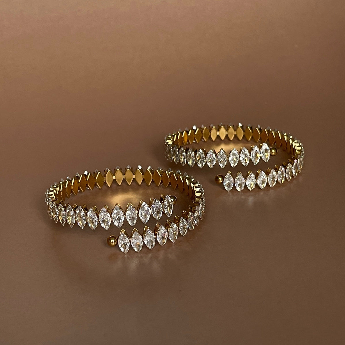 Kusum Luxe 18k Gold Plated Jewelled Bracelet
