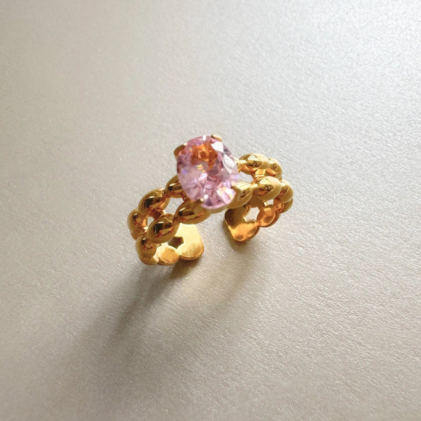 Rhiannon Luxe 18 Karat vergoldeter Ring