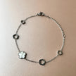 Melody Luxe versilbertes Armband