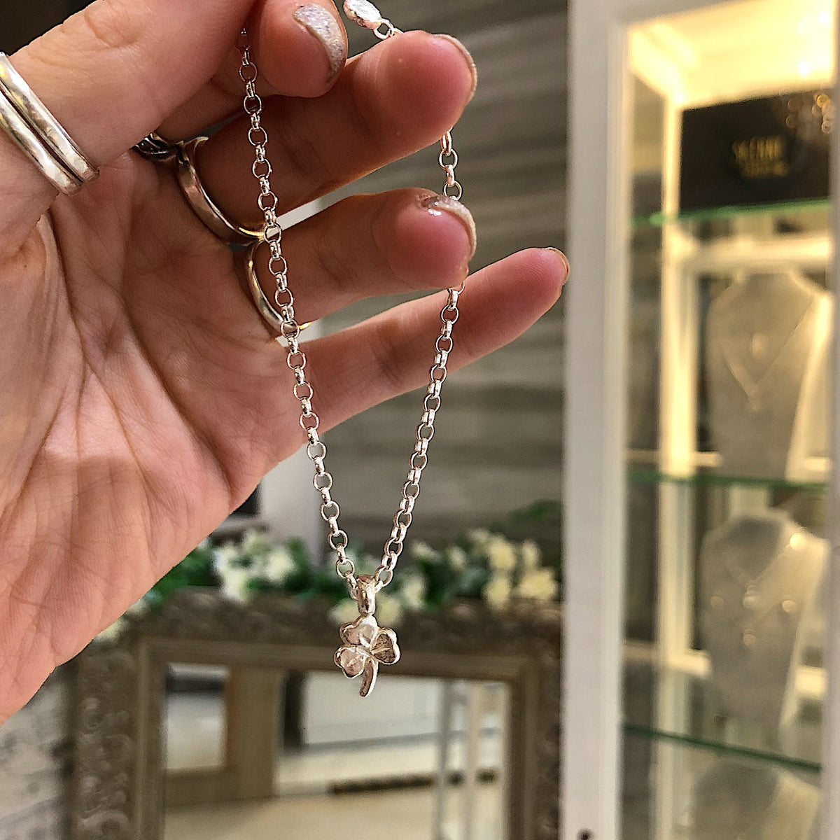Lucky Clover Chain Bracelet