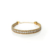 Eleia 18 Karat vergoldetes Armband mit Schmucksteinen