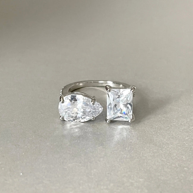 Unity Statement öppen ring i silverton