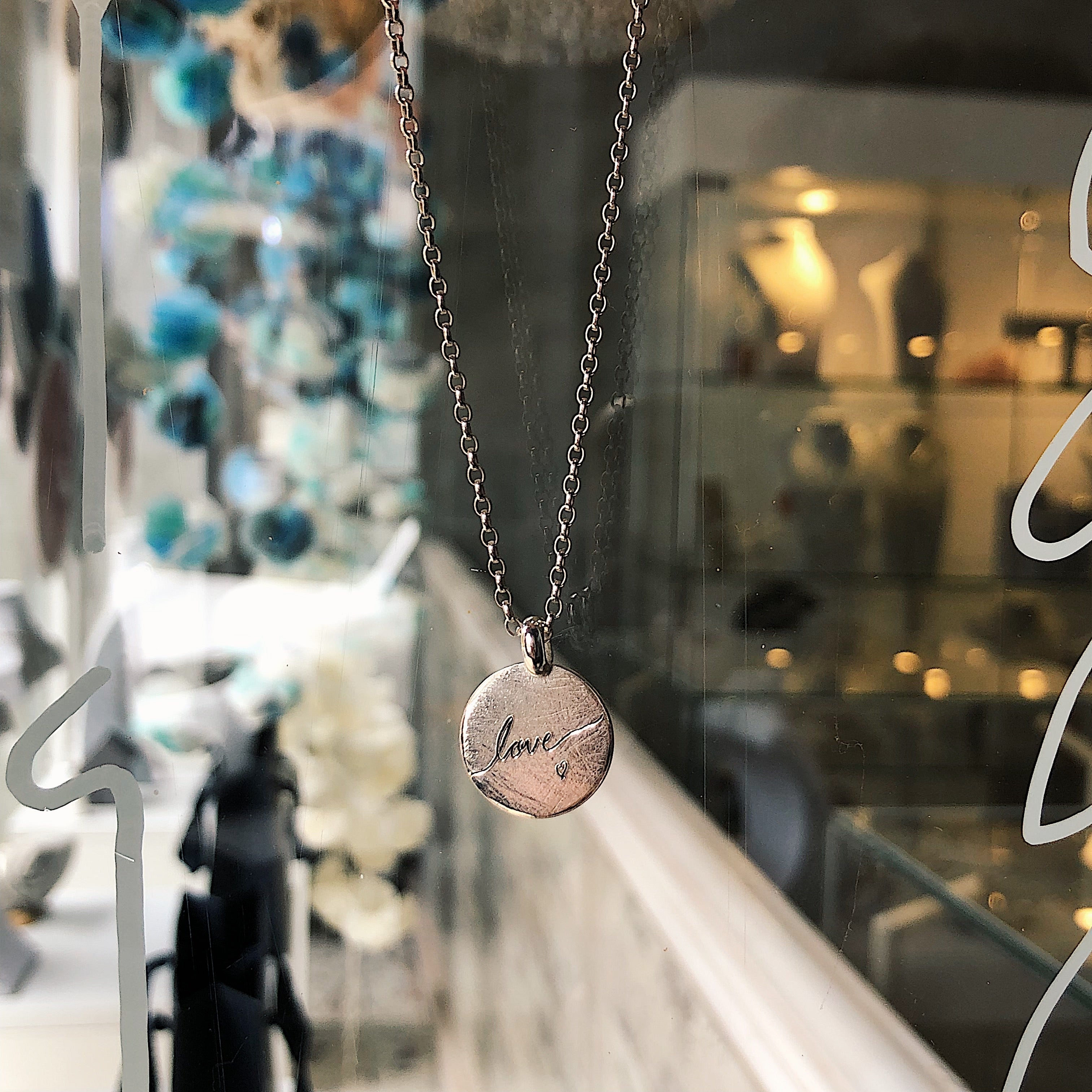 Love Disc Necklace