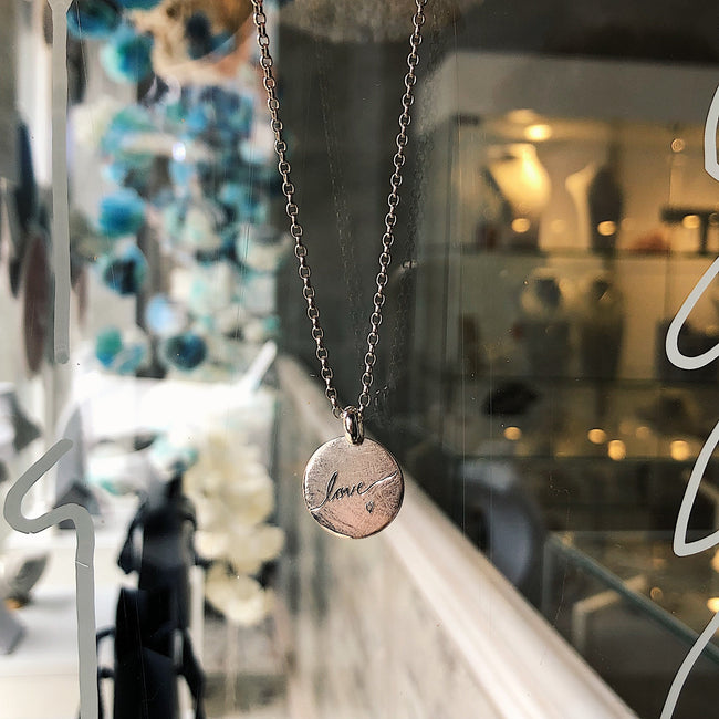 Love Disc Necklace
