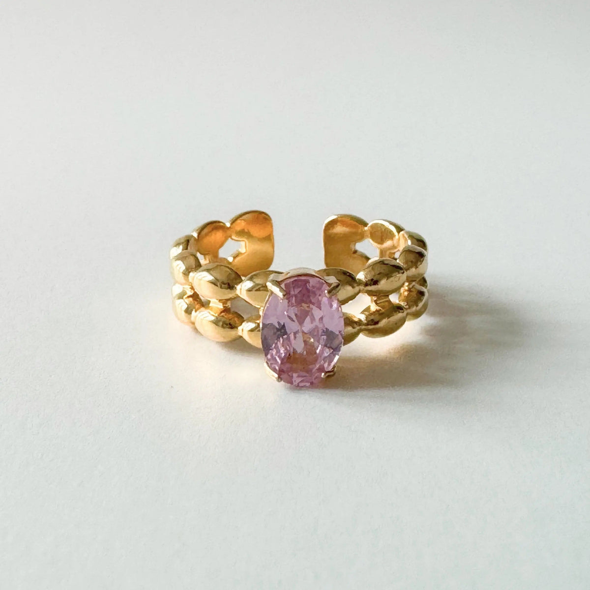 Rhiannon Luxe 18 Karat vergoldeter Ring
