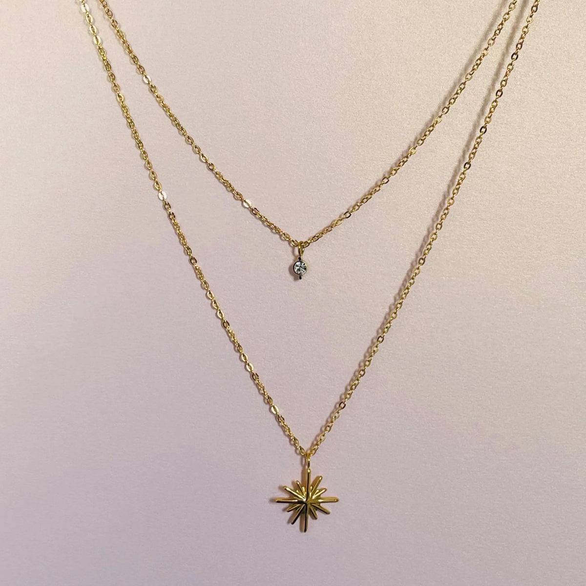 Angelique Luxe 18 Karat vergoldete Halskette