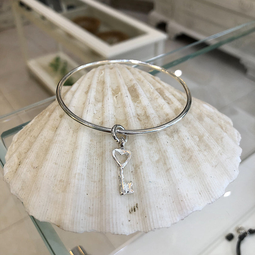 Key to my Heart  Charm Bangle