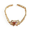 Millie Luxe Gold Plated Jewelled Statement Butterfly Bracelet