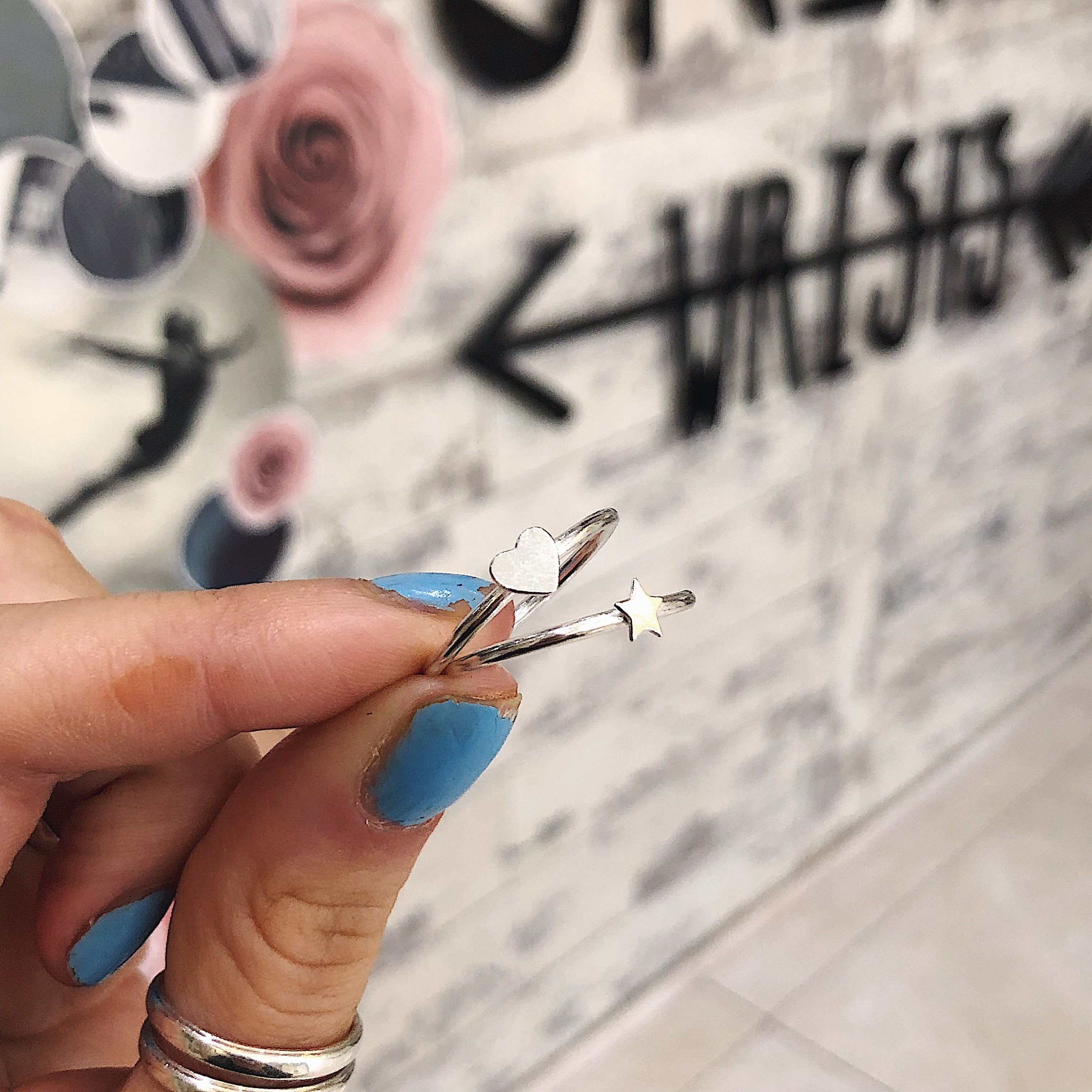 Skinny Mini Star Ring