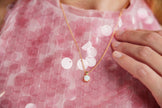 GEORGINI WISTERIA CREATED OPAL PENDANT GOLD